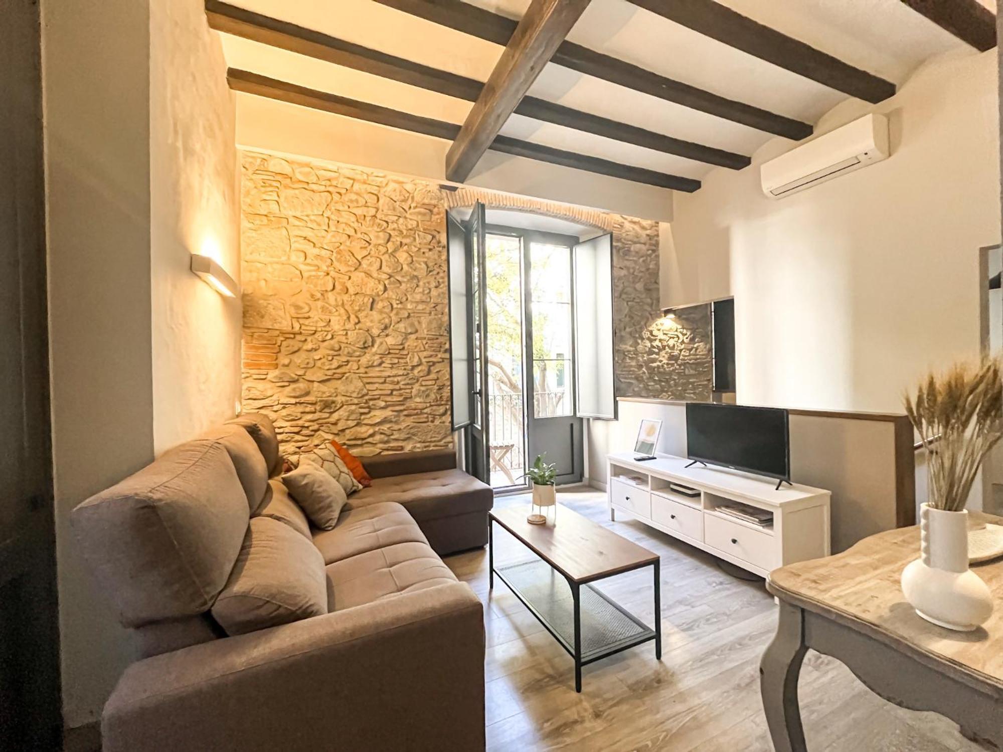 Old Town Duplex With Character Apartment Girona Ngoại thất bức ảnh